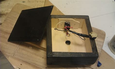 homemade electric stomp box|acoustic stomp box build.